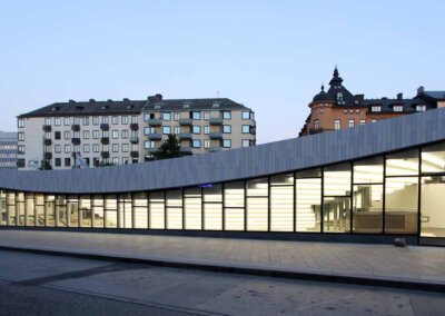 Flexplåt: Arkitektritat undertak, Odenplans tunnelbanenedgång, Stockholm
