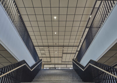 Ecophon: Masters Eg, akustiktak, kontor, Stommen Group, Markaryd