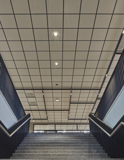 Ecophon: Masters Eg, akustiktak, kontor, Stommen Group, Markaryd