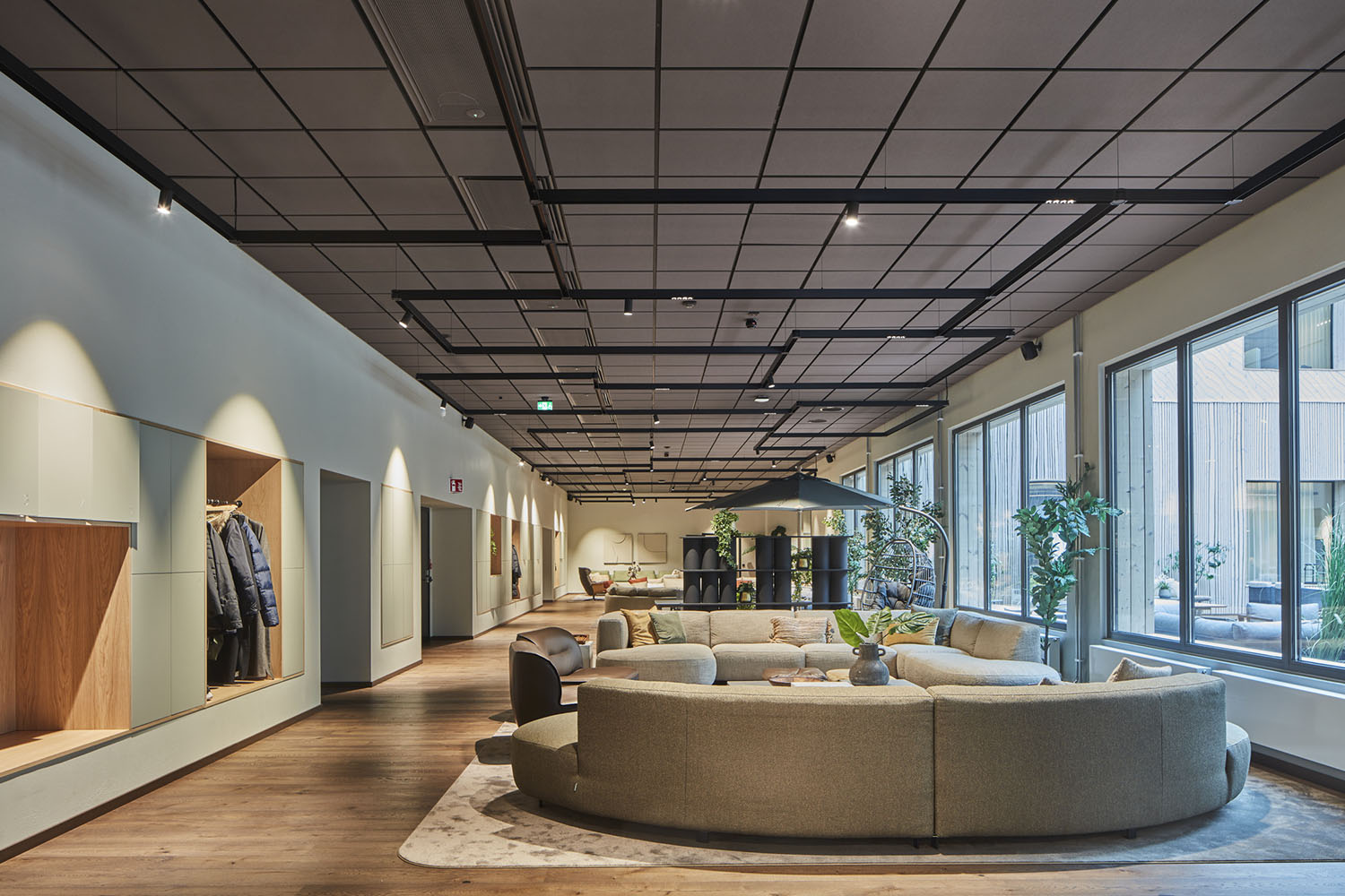 Akustiktak, Ecophon: Stommen Group, Markaryds, Tyresö Ecophon: Masters Eg, akustiktak, kontor, Stommen Group, Markaryd