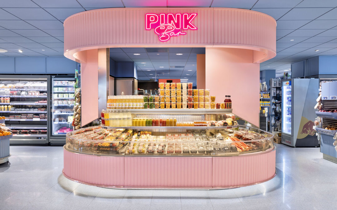 Ica Supermarket Stop Täby har ett tydligt fokus på både estetik och funktion